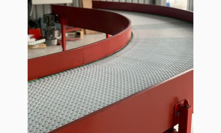 Конвейер с модульной лентой поворотный - фото № 7