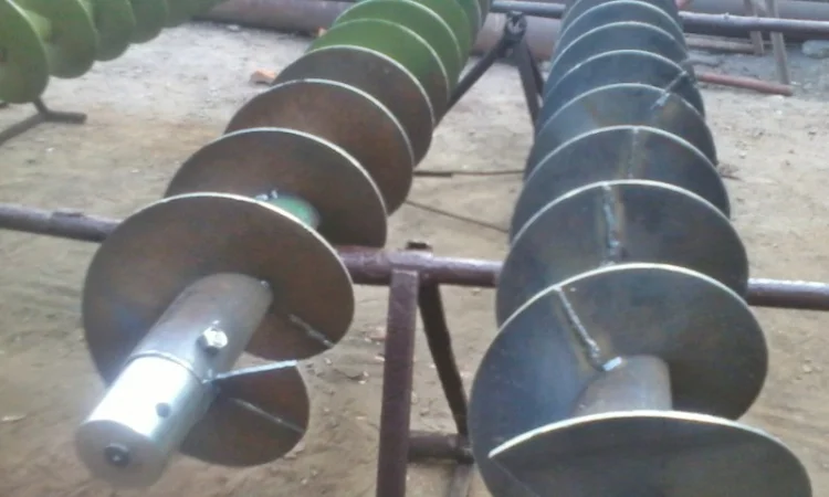 Шнековая спираль для удобрений (шнек), диаметр - 200 мм, толщина 3мм. 1350грн./м.пог - фото № 7