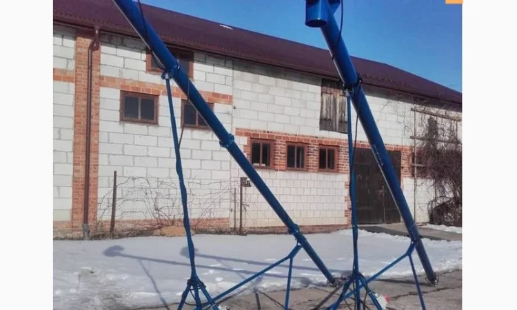 Заводской шнековый погрузчик для зерна 130мм, 7 метров, 3, 0кВт, 380В - фото № 1