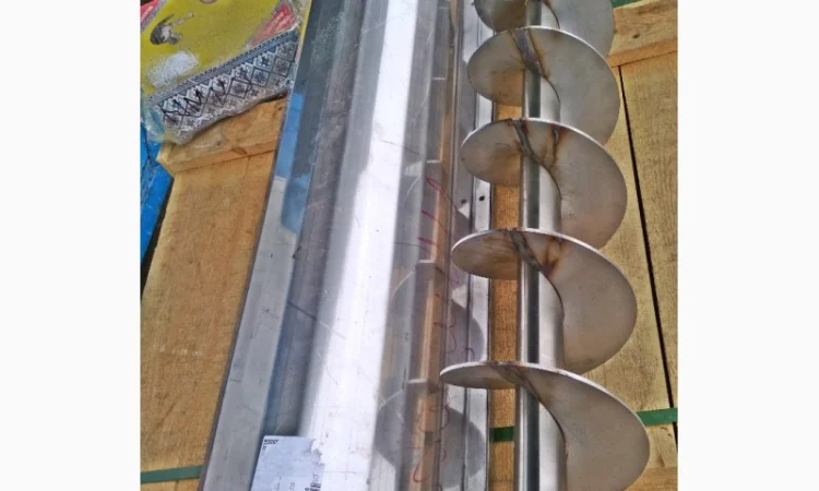 Шнек, винтовой конвейер, шнековый погрузчик из нержавейки AISI 321 - фото № 1