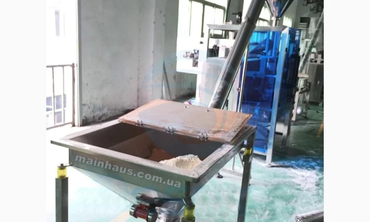 Вибропросеиватель (вибросито) шнековый погрузчик с бункером нержавейка для пищевых прод - фото № 5