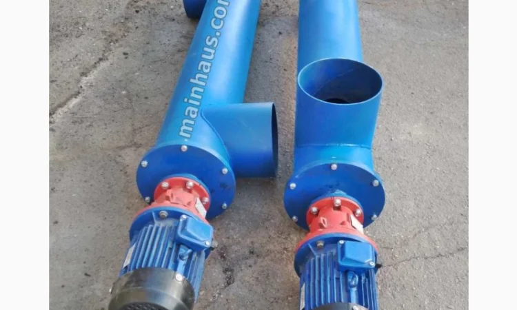 Шнековый питатель для цемента, песка, зерновых. винтовой погрузчик зерна 273мм - фото № 1