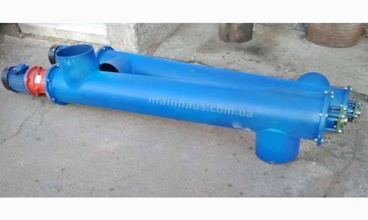 Шнековый питатель для цемента, песка, зерновых. винтовой погрузчик зерна 273мм - фото № 3