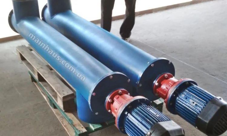 Шнековый питатель для цемента, песка, зерновых. винтовой погрузчик зерна 273мм - фото № 5