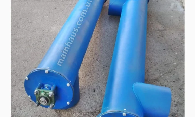 Шнековый питатель для цемента, песка, зерновых. винтовой погрузчик зерна 273мм - фото № 6