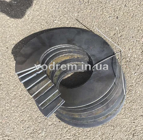 Шнековые сегменты / витки на шнек, перо шнека - фото № 5