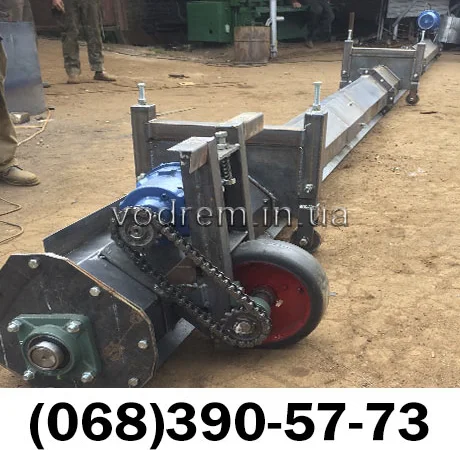 Шнековый транспортер зачистной для склада, элеватора - фото № 8