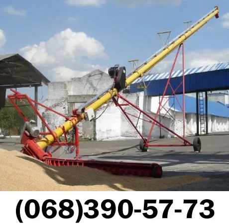 Транспортер шнековый передвижной наклонный - фото № 1