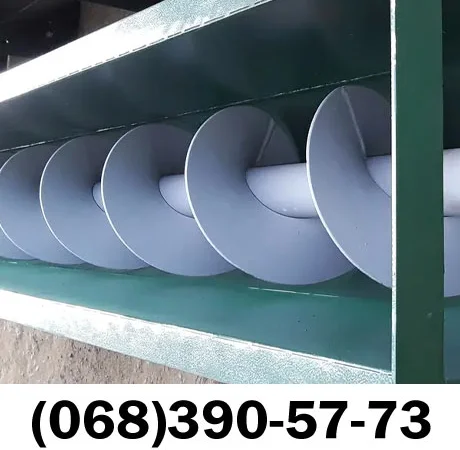 Шнековый транспортер, конвейер шнековый, винтовой погрузчик - фото № 1