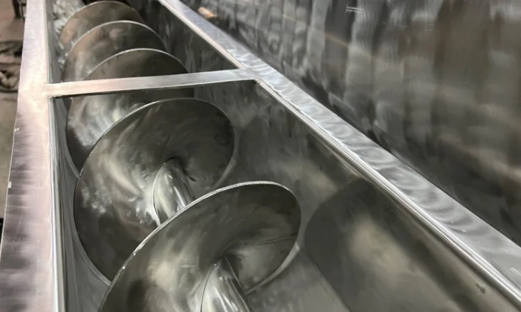 Жолобові шнекові транспортери з нержавіючої сталі 20-30 т.год. D400мм, L12м, 7, 5кВт - фото № 3