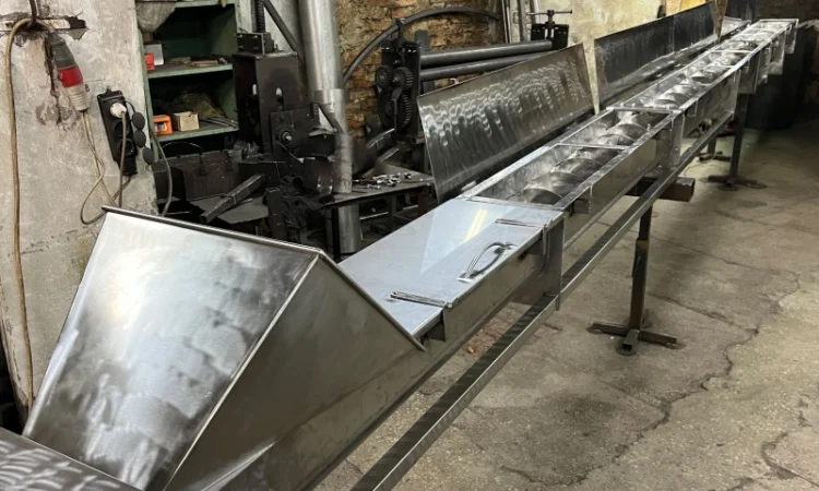 Жолобові шнекові транспортери з нержавіючої сталі 20-30 т.год. D400мм, L12м, 7, 5кВт - фото № 4