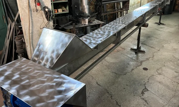 Жолобові шнекові транспортери з нержавіючої сталі 20-30 т.год. D400мм, L12м, 7, 5кВт - фото № 6