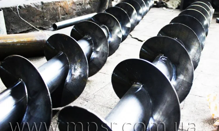 Погрузчик шнековый Ø 219*8000*220В/380В, шнек, транспортер - фото № 2