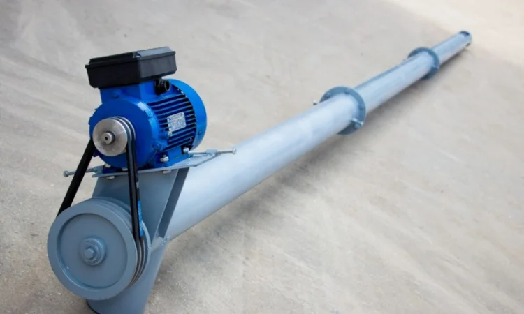 Погрузчик шнековый Ø 159*9000*220В/380В, шнек, транспортер - фото № 1