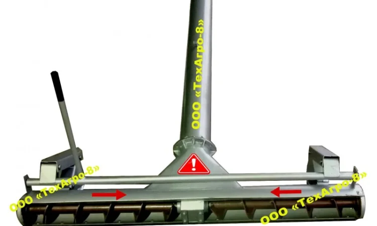 Шнековый транспортер зерна «GETMAN - 6.0m» с подборщиком до 25т/ч, d=159мм, 4кВт/380V - фото № 4