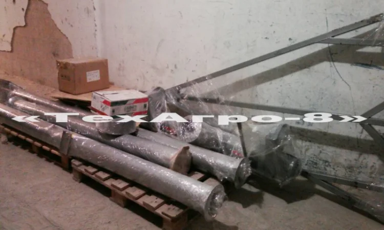 Шнековый транспортер зерна «GETMAN - 6.0m» с подборщиком до 25т/ч, d=159мм, 4кВт/380V - фото № 8