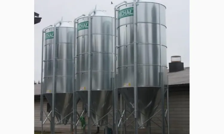 Конусный силос 64 м3 - фото № 1