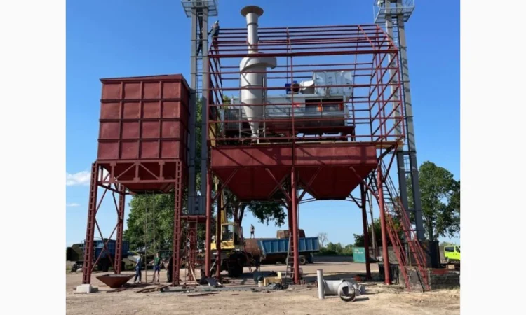 Бункер накопитель зерна. Бункер охладитель зерна БВ40. Ремонт ЗАВ20. Ремонт КЗС - фото № 6