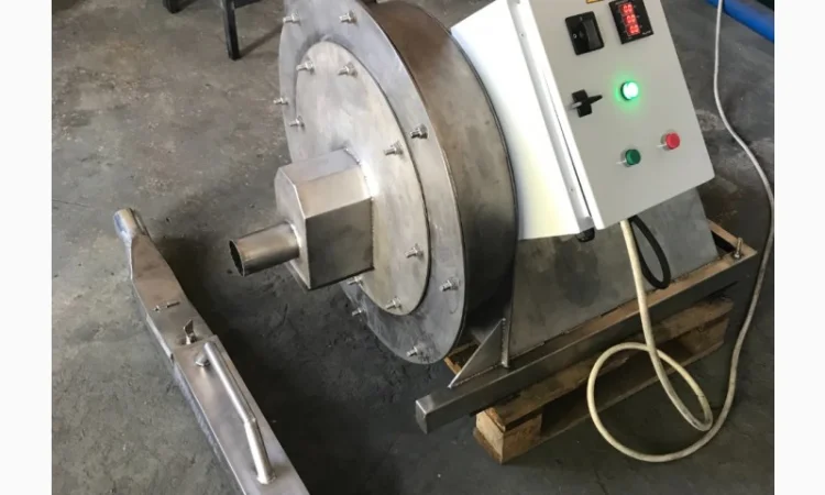 Пневматическая мельница из нержавеющей стали 1800кг. час. 18, 5кВт - фото № 2