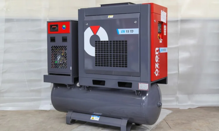 Гвинтовий компресор 15 бар, для видування ПЕТ тари -пляшок, лазерної різки - фото № 8