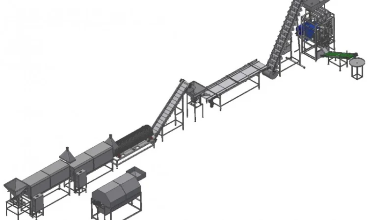 Жарка семечек. Автоматическая линия жарки и упаковки семечек - фото № 2