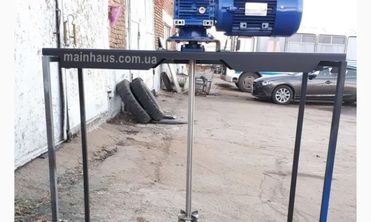 Мешалка для еврокуба смеситель нержавеющий для емкости миксер электрический верхнеприводн - фото № 1