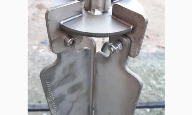 Мешалка для еврокуба смеситель нержавеющий для емкости миксер электрический верхнеприводн - фото № 3