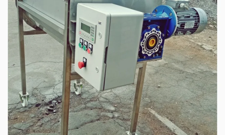 Смеситель ленточный миксер горизонтальный U400 смешиватель для сухих сыпучих продуктов - фото № 5