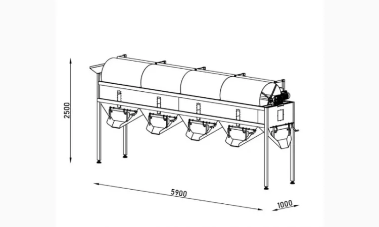 Роторний калібратор - сортувальник - фото № 4
