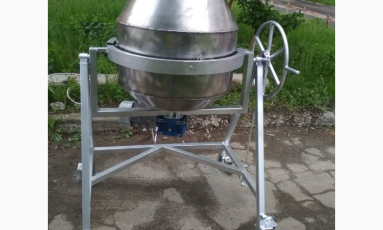 Барабанный смеситель для внесения вкусовых добавок 250 литров - фото № 1