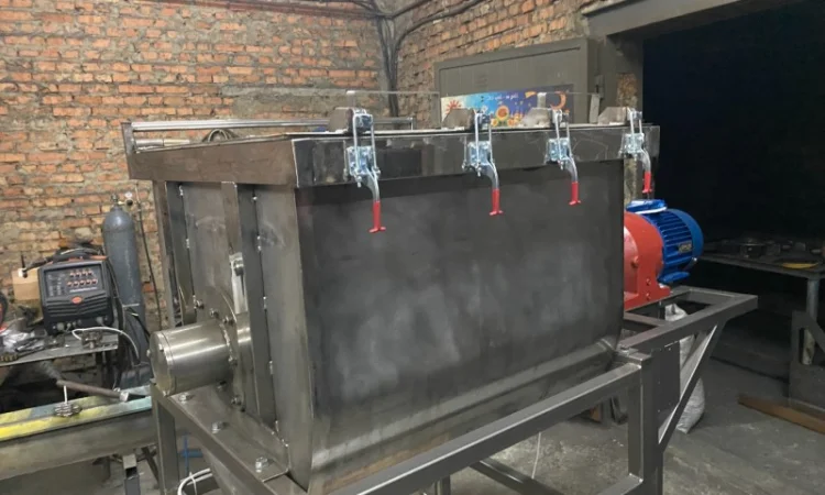 Барабанні промислові змішувачі цукру, пудри, порошків, 250 літрів 4кВт - фото № 2