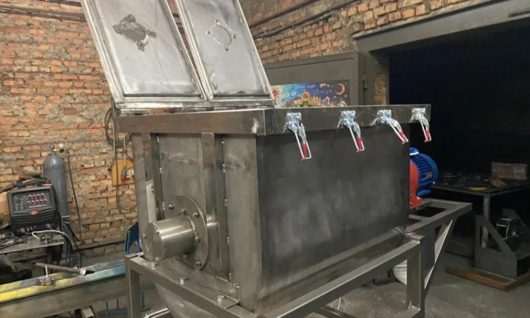 Барабанні промислові змішувачі цукру, пудри, порошків, 250 літрів 4кВт - фото № 4