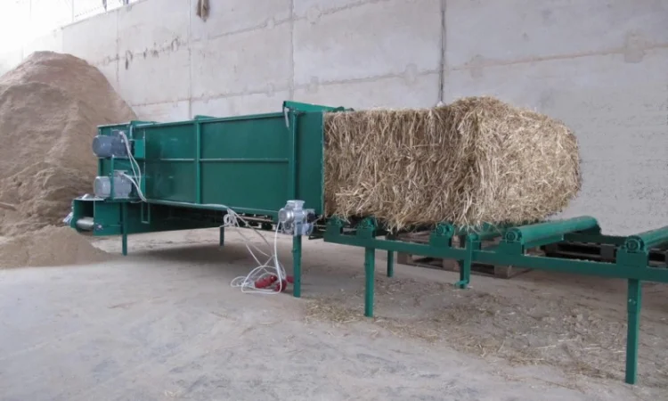 Комплекс измельчения рулонов (тюков) соломы - фото № 8