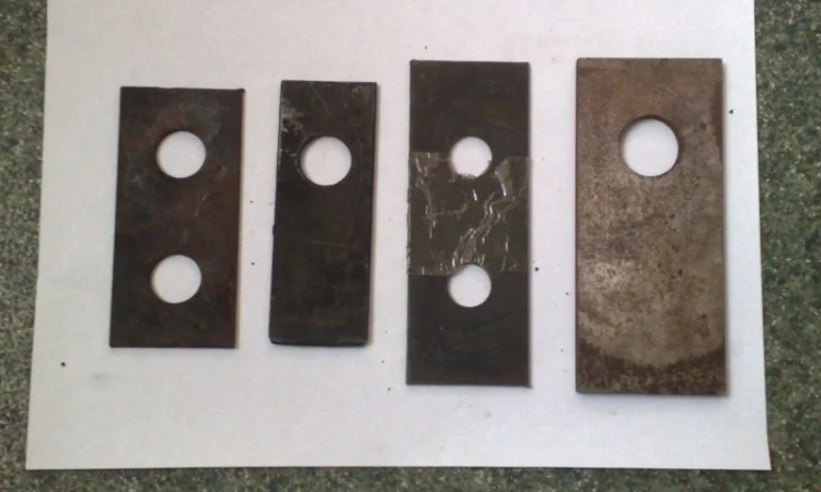 Молоток 155х60х3, 0, 158х60х3, 0, бичи, запчасти для дробилок Дозамех - фото № 2