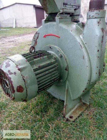 Зернодробилка 7, 5кВт пневматическая (реставрированная) - фото № 3