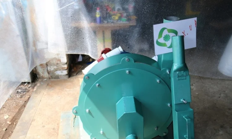 Молотковая зернодробилка, опилок, нагнетательная 11кВт (1000кг/час) - фото № 3