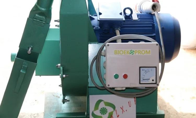 Молотковая зернодробилка, опилок, нагнетательная 11кВт (1000кг/час) - фото № 4