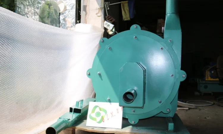 Молотковая зернодробилка, опилок, нагнетательная 11кВт (1000кг/час) - фото № 5