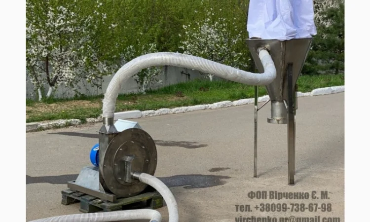 Дробилка пищевая мелкий помол 7, 5кВт, 600кг.час. с циклоном осадителем - фото № 3