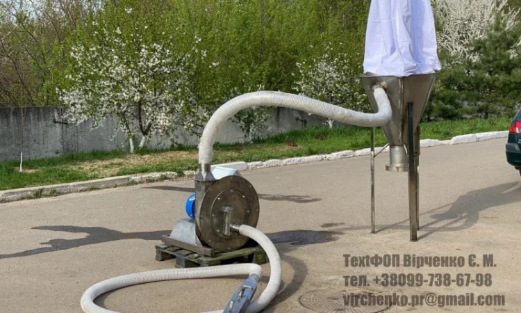 Дробилка пищевая мелкий помол 7, 5кВт, 600кг.час. с циклоном осадителем - фото № 4