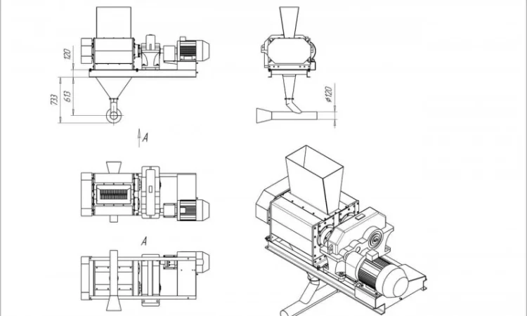 Дробилка для жмыха, подрібнювач макухи - фото № 6