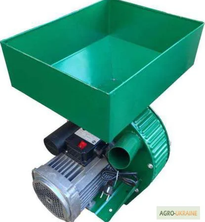 Зернодробилка (ДКУ) "ФЕРМЕР Д-2" (VEGIS), зерно + початки кукурузы, 2.5 кВт - фото № 2