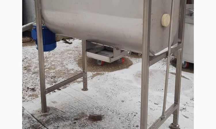 Смеситель ленточный шнековый 400л нержавейка новый миксер купить с гарантией производителя - фото № 5