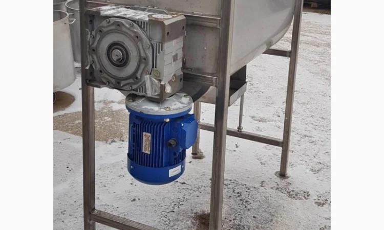 Смеситель ленточный шнековый 400л нержавейка новый миксер купить с гарантией производителя - фото № 7