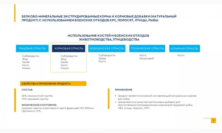 Переработка костей. Многофункциональный кормовой комплекс - фото № 2