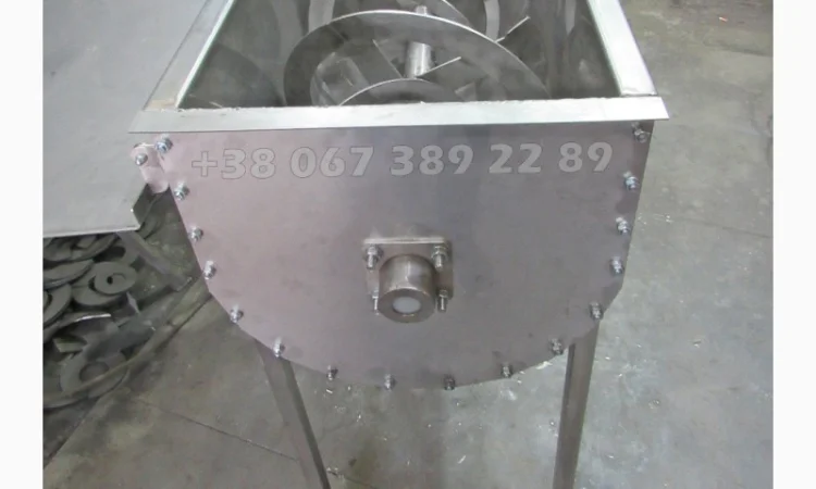 Смеситель ленточный горизонтальный из нержавеющей стали AISI-304, 250л, 2, 2кВт, 380В/220В - фото № 2