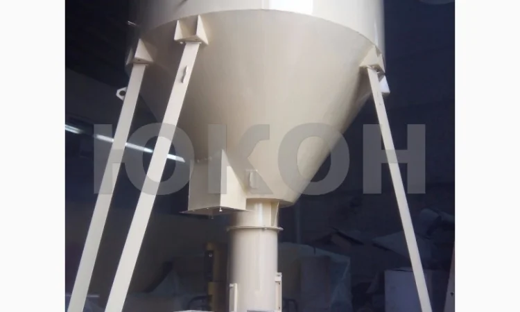 Бункер накопитель с ворушителем для блока грануляции ОГМ - фото № 1