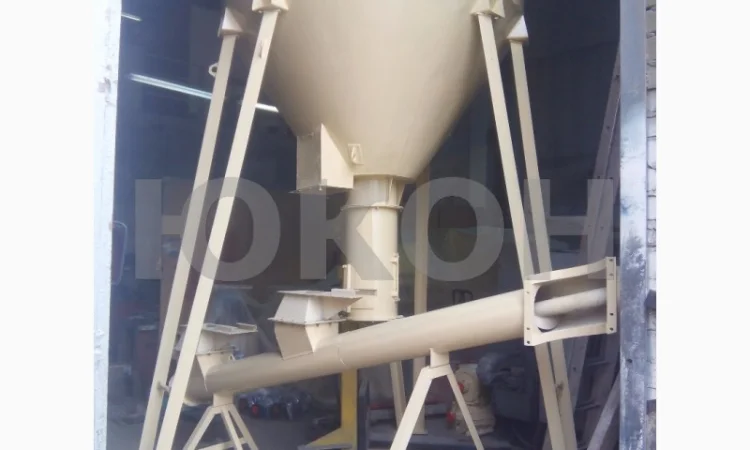 Бункер накопитель с ворушителем для блока грануляции ОГМ - фото № 4