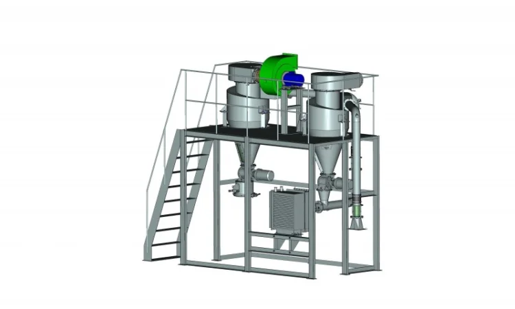 Пневмотранспорт, охолоджуючий борошно - фото № 1