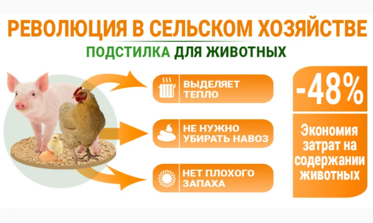1кг - Ферментационная подстилка для животных Нетто Пласт - фото № 2